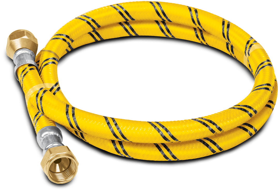Mangueras Flexibles Para Gas, Trenzado Con Vinilo - Truper Foset Flexible Vinyl Gas Hoses 9'-10" - 49187 (1200x861), Png Download