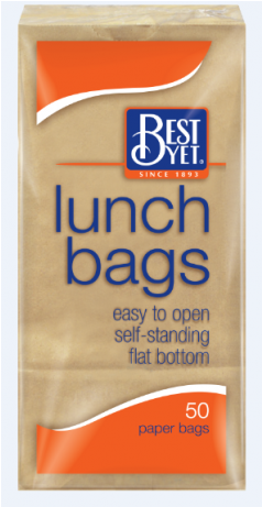 Best Yet Brown Paper Lunch Bags - Best Yet Market (736x460), Png Download