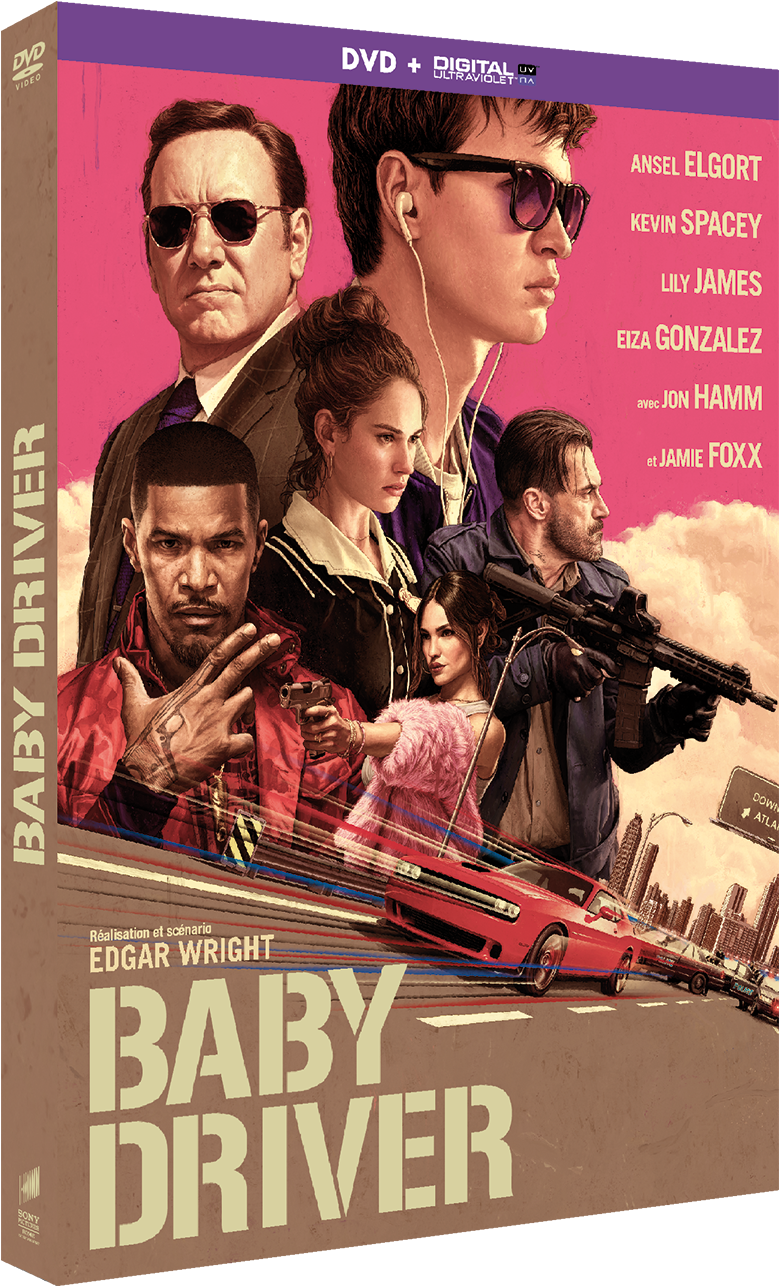 Gagnez 3 Dvd Et 3 Blu-ray De « Baby Driver » - Baby Driver (921x1297), Png Download