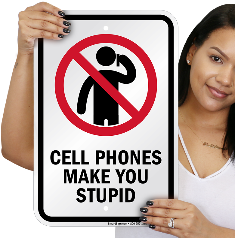 No Cell Phone In Gas Station (800x800), Png Download