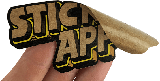 Perfect For Trendy Invitations, Homemade Products, - Kraft Paper Sticker (555x283), Png Download