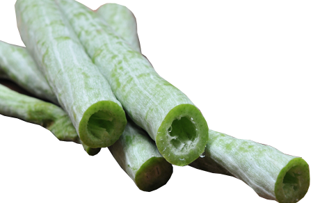 This Is A South Indian Receipe Which Is Common In Most - Snake Gourd Png (450x292), Png Download