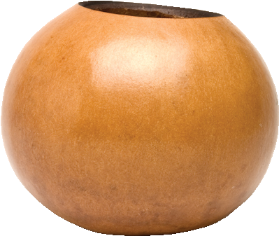 Yerba Mate Gourd - Earthenware (412x350), Png Download