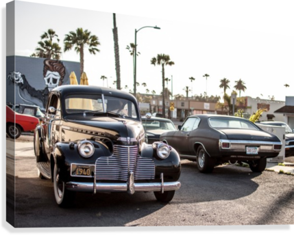 Classy Old School Car Canvas Print - Ingeniero Mecanica Automotriz (429x344), Png Download