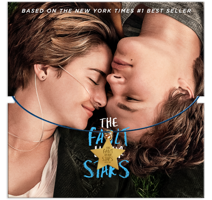 Here Are Pics Tweeted By Amc And Regal (right) Theaters - Fault In Our Stars (739x741), Png Download