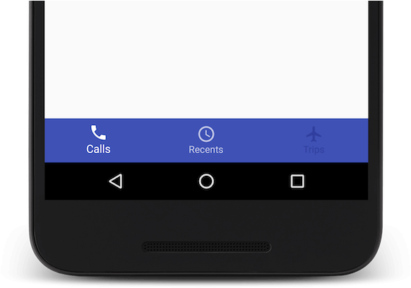 Run Your App Again - Bottom Navigation View Android (720x497), Png Download