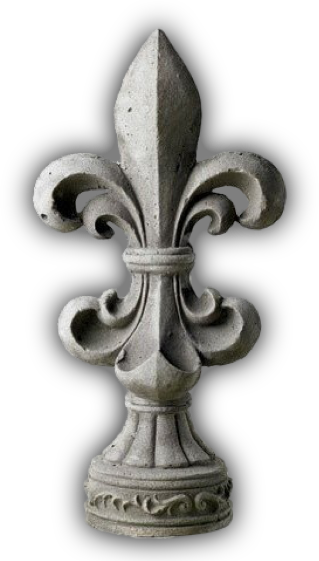 Canary Islands Immunity Idol - Decorative Gray Stone Fleur (pack Of 2) 605364 (1587x1123), Png Download