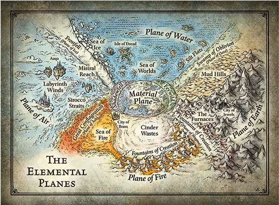 Alum 2014 04 Dmgv2 - D&d 5e Elemental Planes (1200x400), Png Download