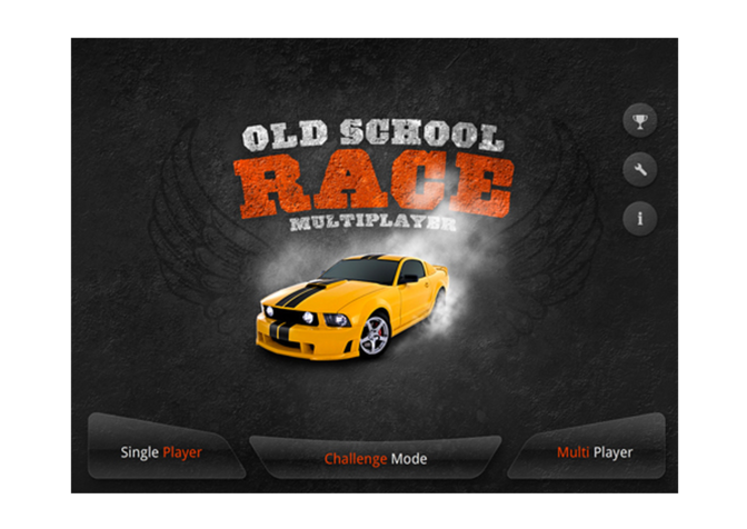 Old School Race - Ford Mustang (958x612), Png Download