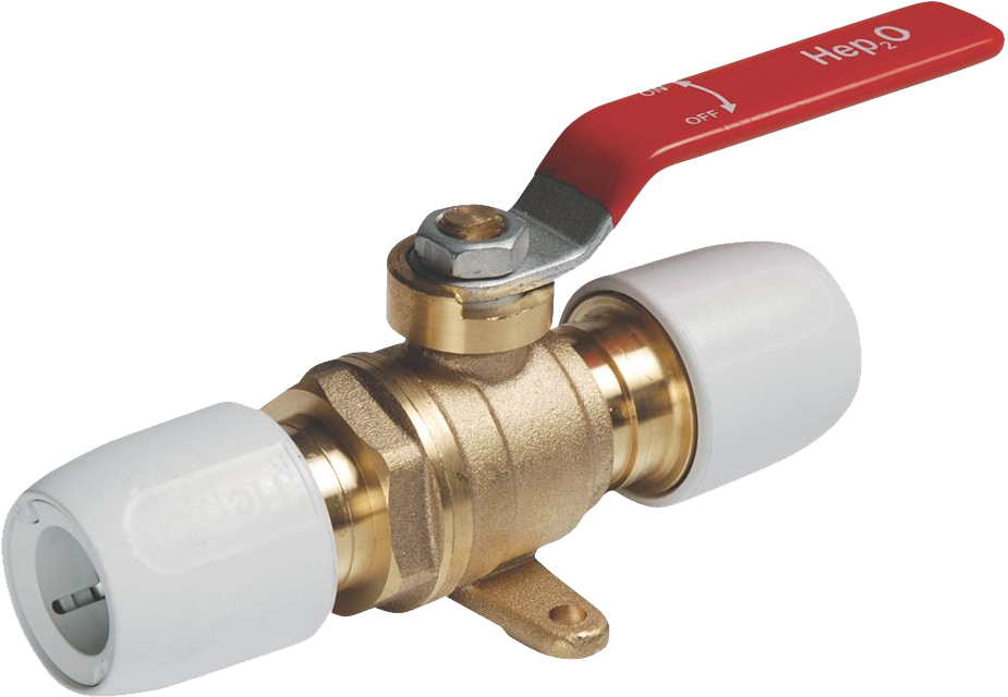 Hep2o Llave De Paso Montante - Wall Mount Ball Valve (970x691), Png Download