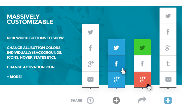 With Zero Setup Required, Your Visitors Can Quickly - Share Button Plugin (609x344), Png Download
