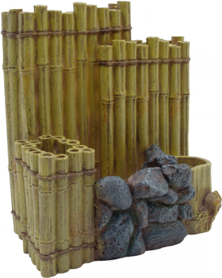Decore Su Acuario Fluval Edge Con Este Atractivo Adorno - Fluval Edge Bamboo Wall Ii Ornament (400x400), Png Download
