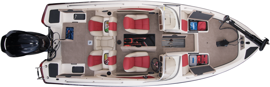 2018 Skeeter Sl210 Fish & Ski Boat For Sale Overhead - Best Fish And Ski Boats 2018 (960x406), Png Download