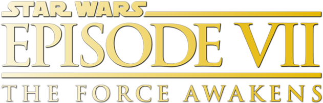 Star Wars Episode Vii Movie Logo - Star Wars The Force Awaken Png (640x248), Png Download