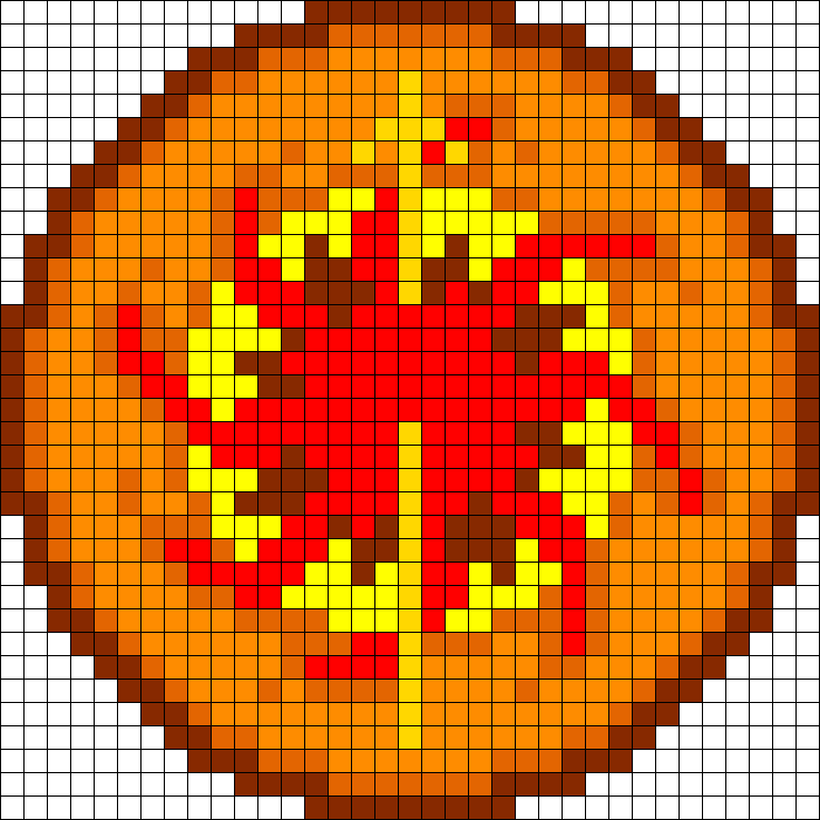 Game Of Thrones Martell Sigil Perler Bead Pattern / - Game Of Thrones Perler Bead (736x736), Png Download