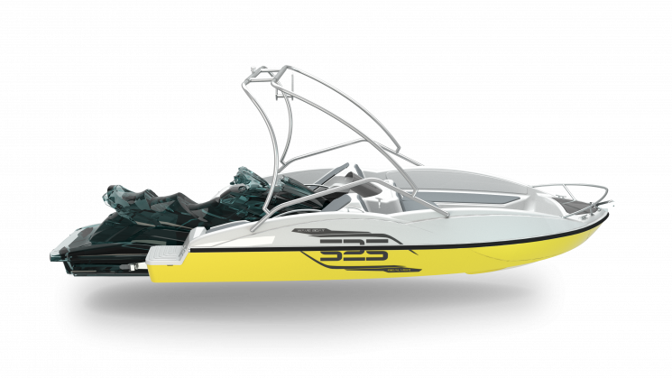 2018 Sealver Wave Boat 525 Wake - Sealver Wave Boat 525 (745x419), Png Download