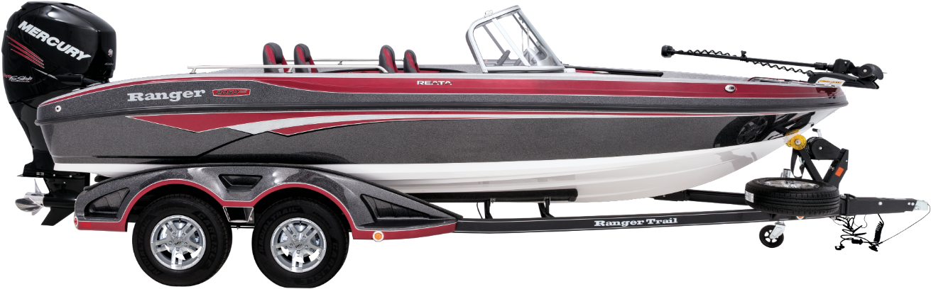 Ranger Fish Play Boats - 21 Ft Ranger Reata (1400x490), Png Download