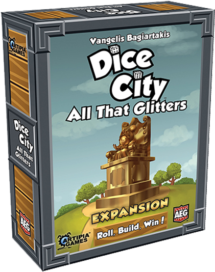 Dice City All That Glitters - Alderac Entertainment Group Dice City Expansion, All (516x589), Png Download