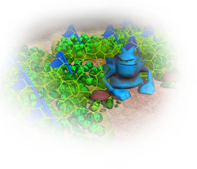 Students Playing Immunequest Experience The Interconnectivity - Immune System (386x331), Png Download