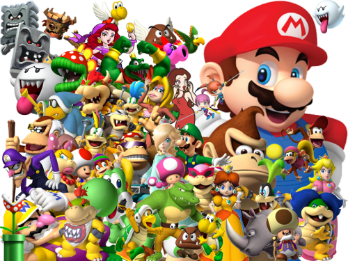 Super Mario Run For Ios - Poster: Poster: Super Mario Bros. Poster, 36x24in. (500x375), Png Download