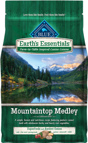 Blue Buffalo Earth's Essentials Mountaintop Medley - Blue Buffalo Pacific Grill (376x505), Png Download