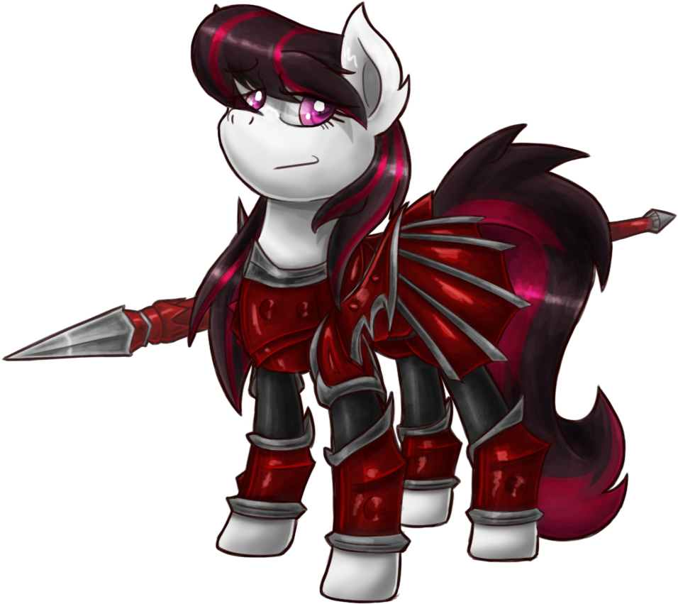 Theomegaridley, Blood Knight, Earth Pony, Female, Mare, - Filename (1000x900), Png Download