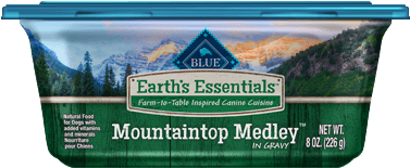 Blue Buffalo Earth's Essentials Mountaintop Medley - Blue Earth's Essentials Wet Adult Dog Food Pacific (376x505), Png Download