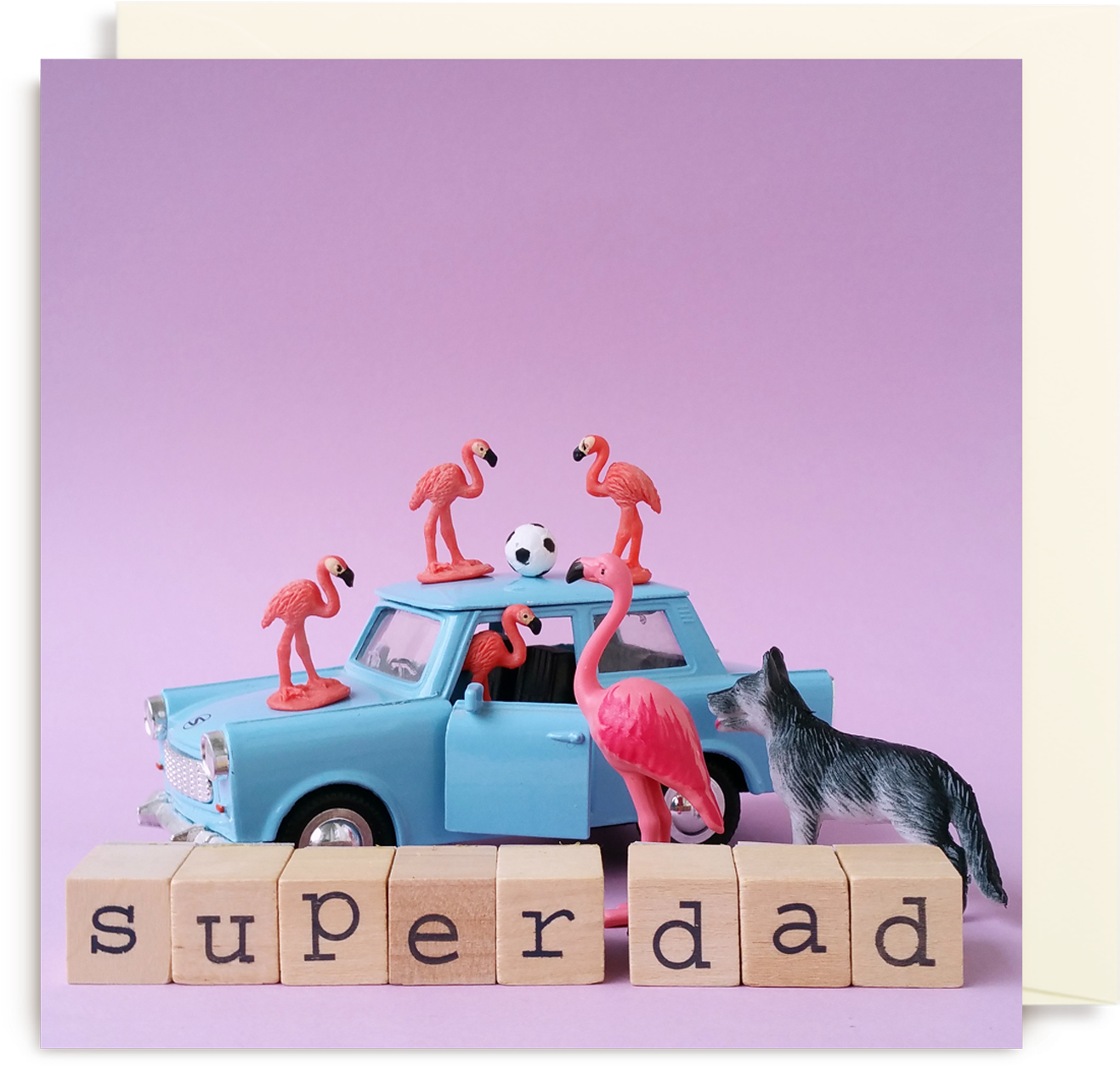 Super Dad Greeting Card - Greeting Card (1400x1500), Png Download