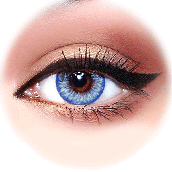 Bona Coffee Macchiato-realistic - Light Grey Contact Lenses (600x600), Png Download