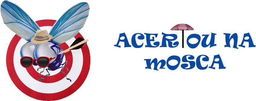 Acertou Na Mosca Logo E Texto Copy - Text (1000x500), Png Download