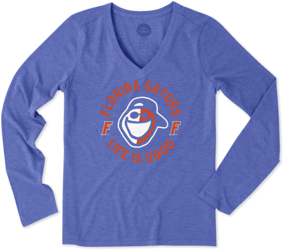 Life Is Good Women's Villanova Daisy Long Sleeve Cool (570x570), Png Download