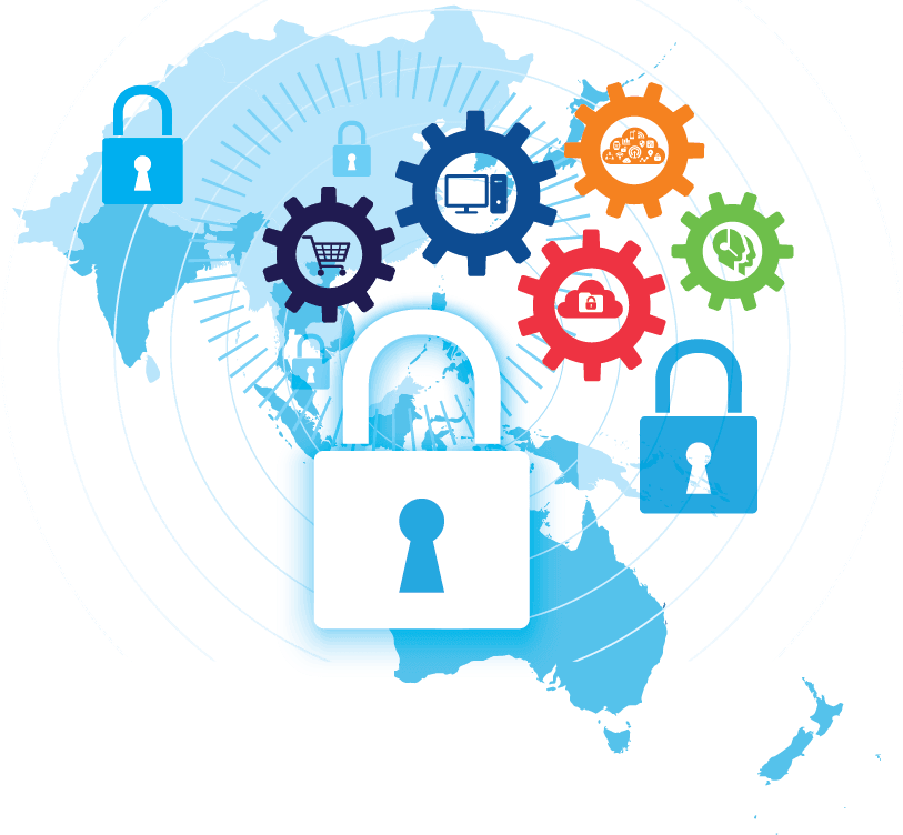 How Strong Encryption Supports The Development Of A - Surfer's Paradise Photographic Prints (square) - 12 (813x752), Png Download