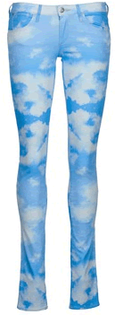 Skinny Τζιν Wrangler Courtney Skinny Sunny Sky Σύνθεση - Jeans (350x350), Png Download