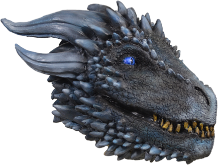 Previous Product Next Product - Game Of Thrones White Walker Dragon Mask (436x639), Png Download