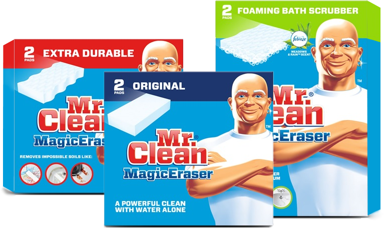 The Best Selection Of Free Samples - Mr. Clean Magic Eraser, Extra Power - 2 Count (767x456), Png Download