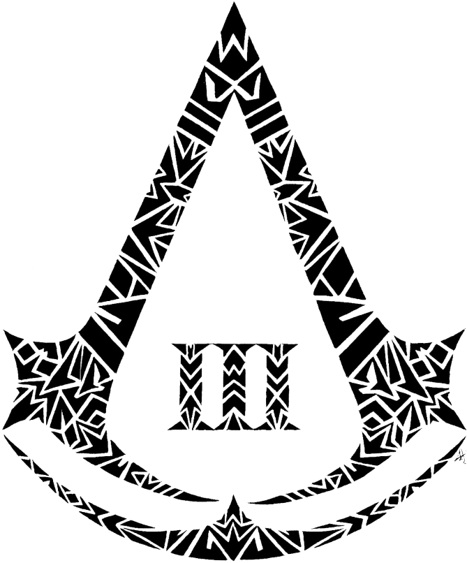 Drawn Symbol Assassins Creed - Assassin's Creed (700x843), Png Download