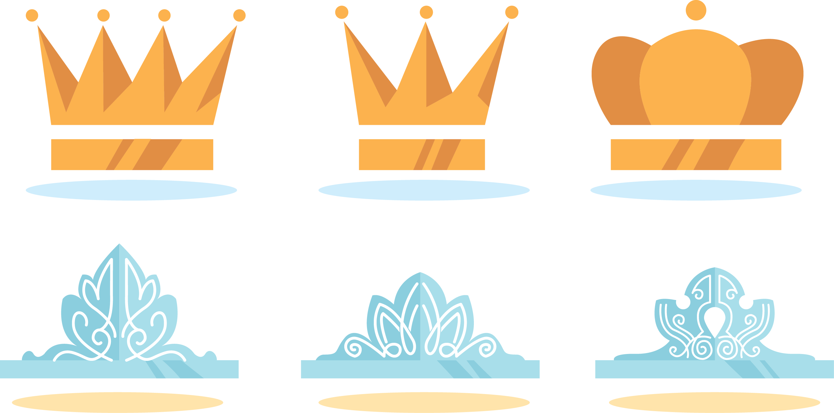 Crown Beauty Pageant Clip Art - Beauty Pageant (2684x1330), Png Download