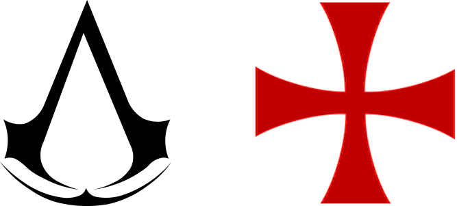 Assassin's Creed Brotherhood Logo (667x301), Png Download