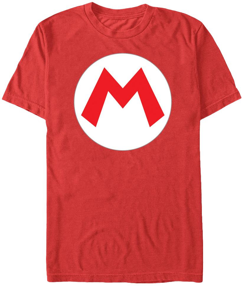 Mario Logo T-shirt - Mario Logo T Shirt (820x971), Png Download