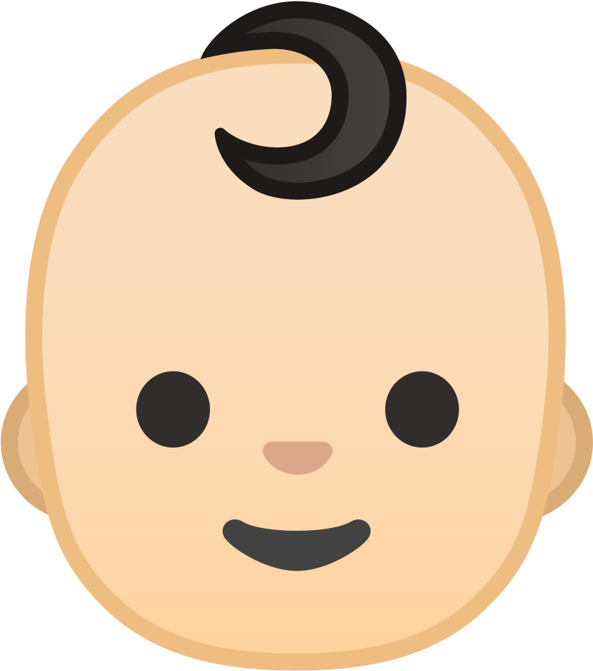 Download Svg Download Png - Baby Face Emoji (1024x1024), Png Download