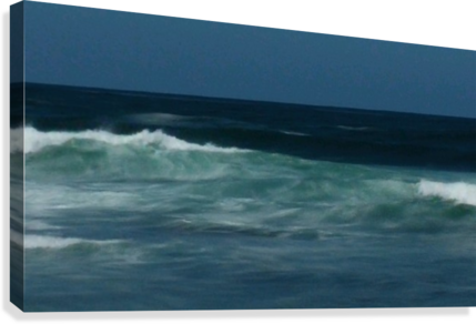 Abstract Waves In Motion Canvas Print - Sea (429x292), Png Download