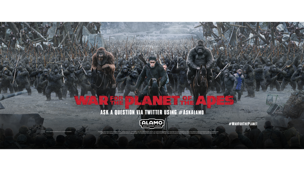 Wftpota - War For The Planet Of The Apes | Dhd + Uhd (1000x563), Png Download