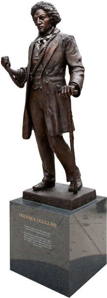 Frederick Douglass Monument - Frederick Douglass (321x620), Png Download