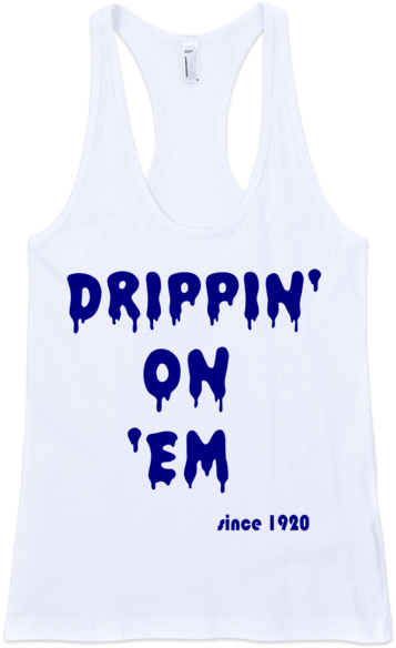 "drippin' On Em" Zeta Phi Beta Tank - Zeta Phi Beta (600x600), Png Download