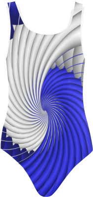 Blue Silver Beautiful Abstract Wave Vest One Piece - Active Tank (500x500), Png Download