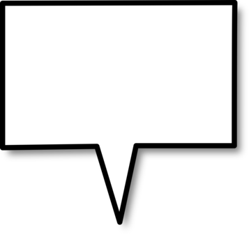 Speech Balloon Cartoon Drawing Comic Book Comics - Square Speech Bubble Transparent Background (357x340), Png Download