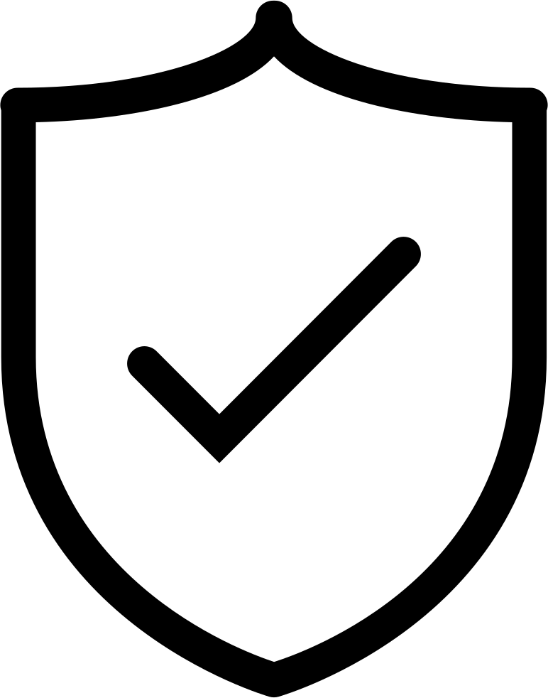 Png File - Guarantee Icon Png Black (772x982), Png Download