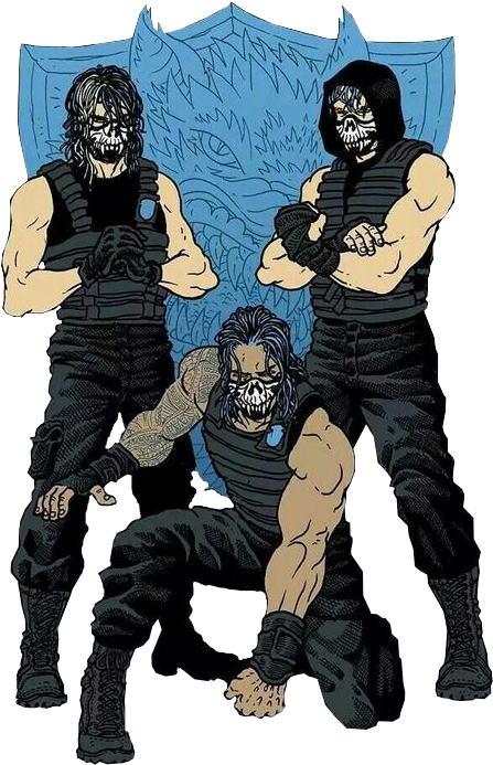 Wwe The Shield Art (564x729), Png Download