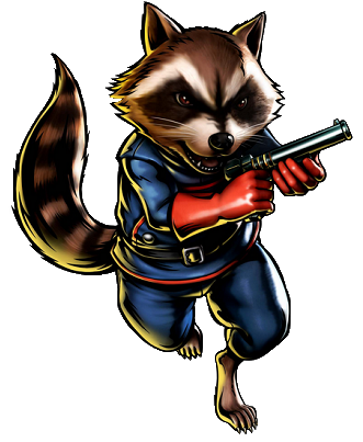 On A Transparent Background - Guardians Of The Galaxy Rocket Comic (330x422), Png Download