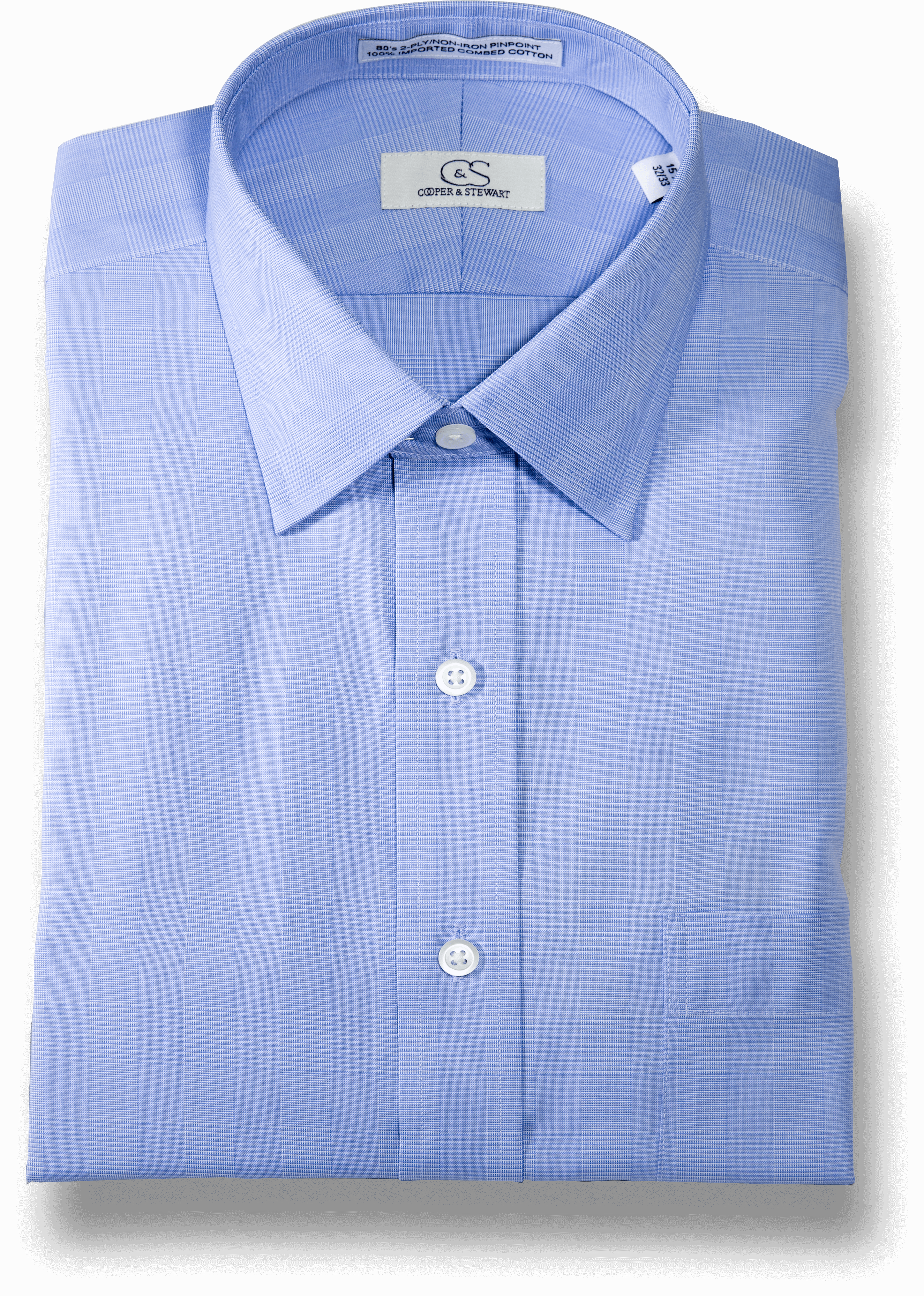 Cooper And Stewart Glen Plaid - Button (2649x3714), Png Download